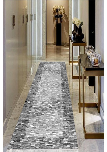 Dijital Baskılı Kaymaz Taban Yıkanabilir Modern Salon Halısı Koridor Halısı Yolluk VHU-SD-241