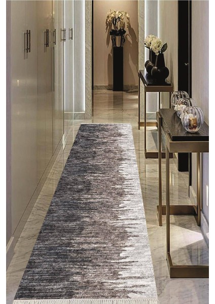 Dijital Baskılı Kaymaz Taban Yıkanabilir Modern Salon Halısı Koridor Halısı Yolluk VHU-SD-427