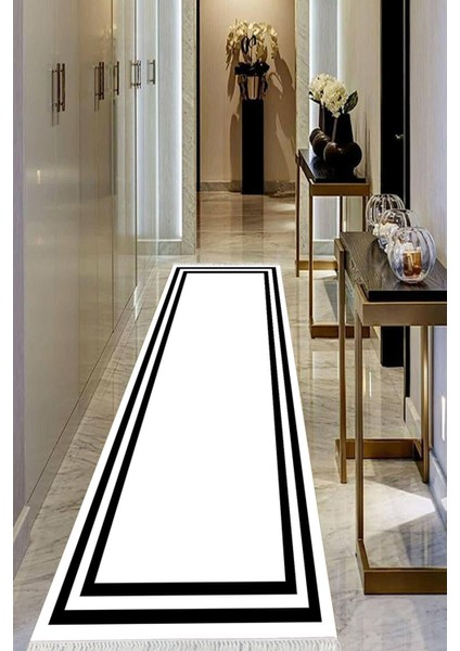 Dijital Baskılı Kaymaz Taban Yıkanabilir Modern Salon Halısı Koridor Halısı Yolluk VHU-HT-529