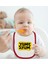 Kids Yum Yum Tasarımlı Kırmızı Bebek Mama Önlüğü-1 2