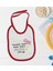 Kids Anneannem Tasarımlı Kırmızı Bebek Mama Önlüğü-1 1