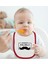 Kids Babası Kılıklı Tasarımlı Kırmızı Bebek Mama Önlüğü-1 2