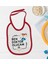 Kids Doktor Olucam Tasarımlı Kırmızı Bebek Mama Önlüğü-1 1