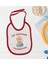 Kids Ep Isterim Tasarımlı Kırmızı Bebek Mama Önlüğü-5 1