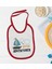 Kids Little Adventurer Tasarımlı Kırmızı Bebek Mama Önlüğü-1 1