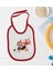 Kids Mini Boss Tasarımlı Kırmızı Bebek Mama Önlüğü-1 1