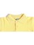 Sarı Kısa Kol Düz Yakalı 6-16 Yaş Çocuk Okul Lakos Tişört T-Shirt - 80238-SARI 3