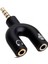 4456 Kulaklık Mikrofon Çoklayıcı 3.5mm Switch Splitter Adaptör 3