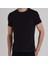 Erkek Bisiklet Yaka Düz T-Shirt 1