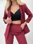 Atlas Kumaş Ceket Pantolon Takım(Bordo) 3