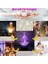 Meditasyon Yoga Catoon Şekli Gece Lambası 3D Optik Illusion Işıkları 7-Renk Akıllı Dokunmatik Düğme Kontrol Masa Lambası Dekor Odası Tatil Crea (Yurt Dışından) 3
