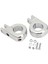 Harley Chrome Için 1-1/2 "38MM Motor Kaza Çarpı Bar Highway Peg Montaj Kelepçesi 1