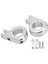 Harley Chrome Için 1-1/2 "38MM Motor Kaza Çarpı Bar Highway Peg Montaj Kelepçesi 2