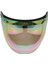 Motosiklet 3 Snap Kask Vizör Kalkanı Harley Renkli Için Yukarı/aşağı Lens Flip 2