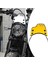 Yamaha Kawasaki Için Motosiklet Ön Cam Malzemeleri Parçaların Yerini Sarı 4