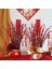 Yaratıcı Etli Bitki Pot Bonsai Blessing Bag Masaüstü Yeşil Ekleyici Vazo Kırmızı 4