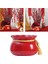 Yaratıcı Etli Bitki Pot Bonsai Blessing Bag Masaüstü Yeşil Ekleyici Vazo Kırmızı 5