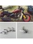 Chrome Chrome Tarif Edildiği Gibi Chopper Touring Cafe Racer Custom Için Universal Front Boynuzlar Dekorasyonu 2