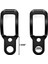 2pcs Motosiklet Turn Sinyalleri Çatal Kelepçeleri Montaj Işık Tutucu Braketi Siyah 4