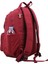8860 Bordo Unisex Klinkır Aksesuarlı Kumaş Sırt Çantası 2