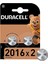 Özel 2016 Lityum Düğme Pil 3V, 2'li Paket (CR2016) Anahtarlıklar, Tartılar, Giyileb 1