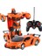 1:18 Elektrikli Uzaktan Kumanda Otomatik Araç1 Düğme Uzaktan Kumanda Deformable Araç Robot Çocuk Oyuncakları | Rc Arabalar (Turuncu) (Yurt Dışından) 1