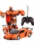1:18 Elektrikli Uzaktan Kumanda Otomatik Araç1 Düğme Uzaktan Kumanda Deformable Araç Robot Çocuk Oyuncakları | Rc Arabalar (Turuncu) (Yurt Dışından) 2