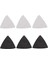 3x Gitar Gitar Bas Parçalar Için Melekler Toplar Aksesuarlar 0.5MM/0.75MM/1MM Siyah 3