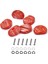 1set/6pcs En Iyi Gitar Ayar Mandalları Sap Topları Tuner Yedek Kırmızı 3