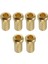 6pcs Gitar Vücut Stres Ferrules Fromings Için Elektro Gitar Altın 1