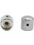 4pcs/set Metal Kubbe Tunning Düğmesi Hacim Kontrol Düğmeleri Bas Gümüş 4