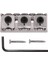 Kilitleme Somun 42MM Dize Kilidi 6 String Elektro Gitar Tremolo Köprüsü Krom 1