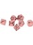 7ADET Zindanlar ve Ejderhalar Için Polyhedral Zar Kutusu D20 D12 D10 D8 D6 D4 Pembe (Yurt Dışından) 1