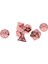 7ADET Zindanlar ve Ejderhalar Için Polyhedral Zar Kutusu D20 D12 D10 D8 D6 D4 Pembe (Yurt Dışından) 4