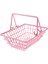 Mini Süpermarket Alışveriş El Sepet Çocuk Rolü Oyun Oyun Oyuncak S Pink S (Yurt Dışından) 2