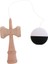 Ahşap Top Haraç Kendama Kids Beceri Stick Cup Ball Eğitim Oyuncak Si Siyah Beyaz (Yurt Dışından) 5