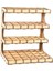 Dıy Craft Boya Şişeleri Ahşap Depolama Rafı Modül Tutucu Organizatör 4 Katmanlı 60 Grid (Yurt Dışından) 4