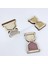 4xwooden Saatli Oyuncak Duyusal Tahta Erken Eğitim Diy Aksesuarları Şampanya A 4 Pc (Yurt Dışından) 5