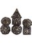 7ADET Metal Dnd Zar Seti D&d Polyhedral Zar Taşıma Kasası Matematik Öğretimi (Yurt Dışından) 1