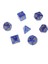 Paketleri 4/6/8/10/12/20 Polyhedral Taraflı Zar Dnd Mtg Rpg Parti Oyunları Mavi (Yurt Dışından) 1