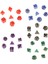 Paketleri 4/6/8/10/12/20 Polyhedral Taraflı Zar Dnd Mtg Rpg Parti Oyunları Mavi (Yurt Dışından) 5