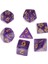 7 4/6/8/10/12/20 Polyhedral Taraflı Zar Dnd Mtg Rpg Parti Oyunları Için Mor (Yurt Dışından) 1