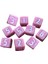 10X 16MM Zar Set Set Kare Zar Masa Oyunu Eğitim Oyuncakları Parti Pembe Iyilik (Yurt Dışından) 4