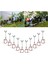 10X 1: 100 Mini Street Lights Streetlamp Dış Mekan Minyatür Bahçe Lambası Dekor Sıcak Beyaz (Yurt Dışından) 4