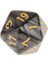 7 Adet / Takım Antika Polyhedral Zar Dnd Rpg Mtg Rol Oynama Oyun Tahtası Oyunu Siyah (Yurt Dışından) 5