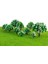 10X Ağaçlar W / Beyaz Çiçek Modeli Demiryolu Manzara Tren Düzeni Wargame Diorama (Yurt Dışından) 5