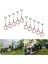 10X 1: 100 Mini Sokak Lights LED Minyatür Bahçe Lambası Dekoru Sıcak Beyaz (Yurt Dışından) 5