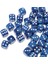 50X Altı Taraflı D6 Zar Seti Trpg Mtg Mavi Için 16 mm Sahip (Yurt Dışından) 4