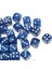 50X Altı Taraflı D6 Zar Seti Trpg Mtg Mavi Için 16 mm Sahip (Yurt Dışından) 5
