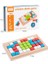 Eğitim Toddler Oyuncaklar Erkek Kız Şekli Renk Tanıma Geometrik Kurul Blokları Yığın Sıralama Bebek Öğrenme | Ahşap Bloklar (Yurt Dışından) 3